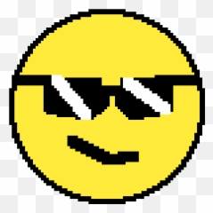 Pixilart - Cool Emoji By Sophiafrog Op Crosshair Teansparente Background,Cool Emoji