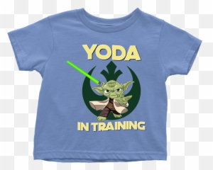 Star Wars Yoda In Training Toddler T - Star Wars Shirt Transparent Background Emoji,Yoda Emoji Png Lego