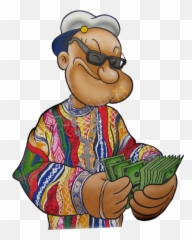 Popeye Gangsta Psd Official Psds - Black Gangster Cartoon Character Emoji,Gangsta Emoji