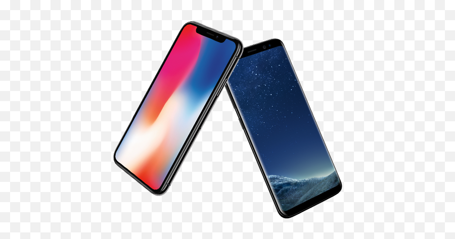 Iphone X Versus Samsung Galaxy S8 Vergelijk Bij Tele2 Tele2 - Mobile Phone Case Emoji,Iphone Emojis On S8