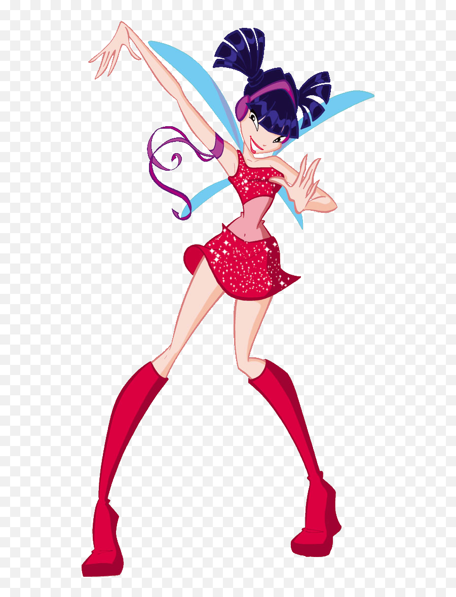 Winx Winxclub Club Musa Red Sticker - Winx Club Musa Emoji,Winx Club Told By Emojis