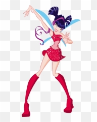 Winx Winxclub Club Musa Red Sticker - Winx Club Musa Emoji,Winx Club Told By Emojis