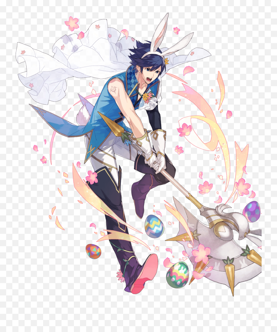 Spring Chrom Fire Emblem Heroes Wiki - Gamepress Fire Emblem Chrom Bunny Emoji,Give Fury Give Fury Emoticon