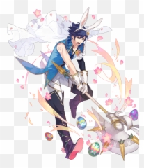 Spring Chrom Fire Emblem Heroes Wiki - Gamepress Fire Emblem Chrom Bunny Emoji,Give Fury Give Fury Emoticon