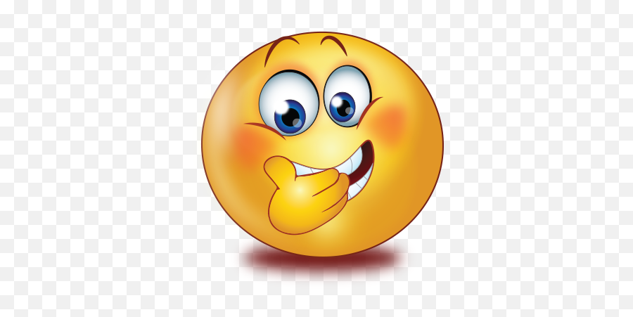 Shy Face Covering Mouth Emoji - Stiker Emoji 3d Malu,Cool Text Emoticons