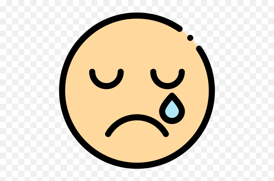 Sad - Free Smileys Icons Dot Emoji,Free Commercial Sad Emoticon Png