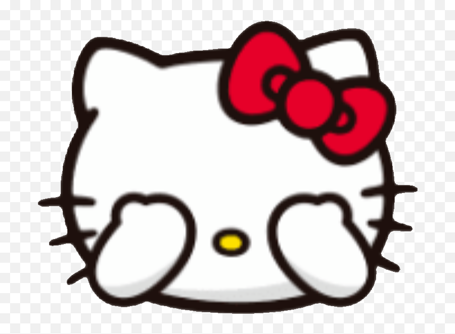 Hellokitty Emoji Sticker By - Clip Art Hello Kitty Valentines Day,Kitty Emoji