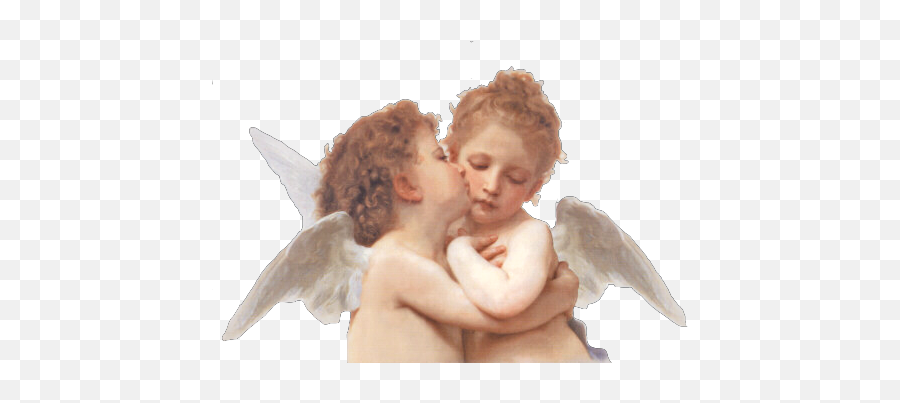 Sccupid Cupid Sticker Sticker By Edits And Stickers - Angel Png Emoji,Emojis To Filter A Kiss