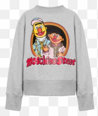 This Moschino X Sesame Street Collab Will Make You So - Long Sleeve Emoji,Step By Step Emoji Narwal