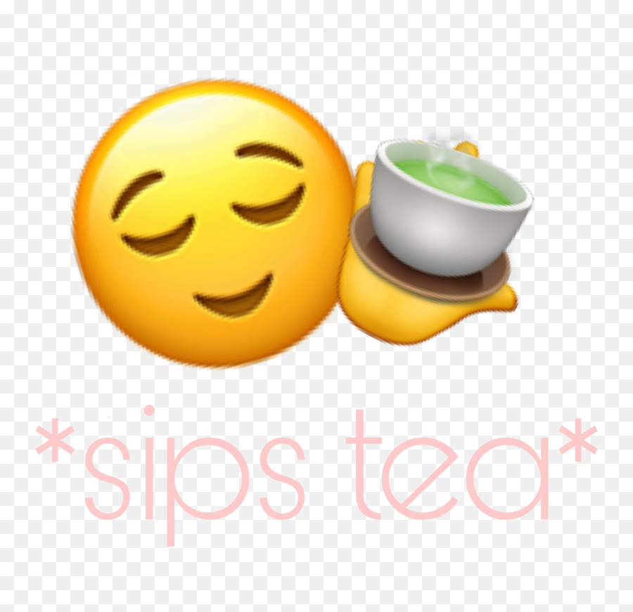 Tea Spilltheteasis Sipstea Sticker - Happy Emoji,Sip Tea Emoji