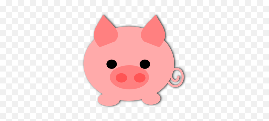 Pig Crafts Pig Clipart - Transparent Cute Pig Png Emoji,Flying Pig Emoji