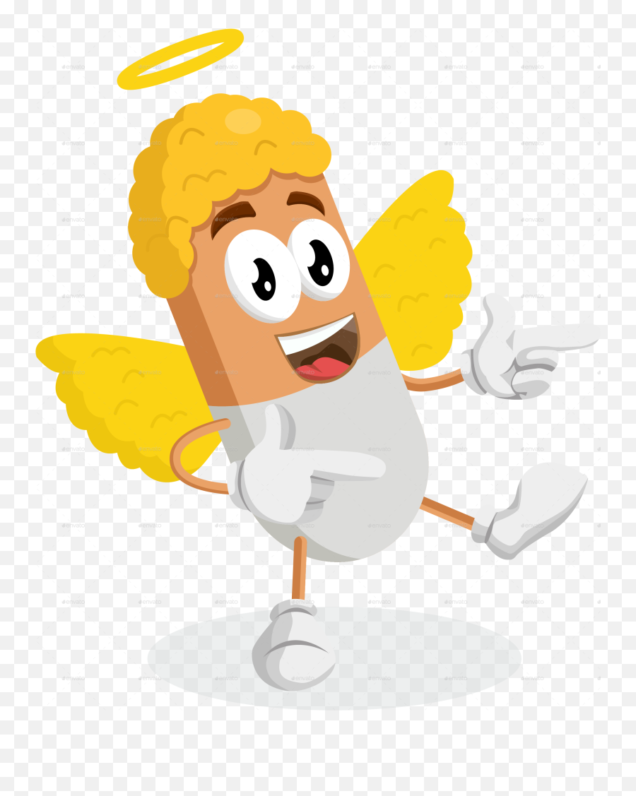 Angel Mascot - Bitcoin Mascot Emoji,Mascot Mariah Emotions