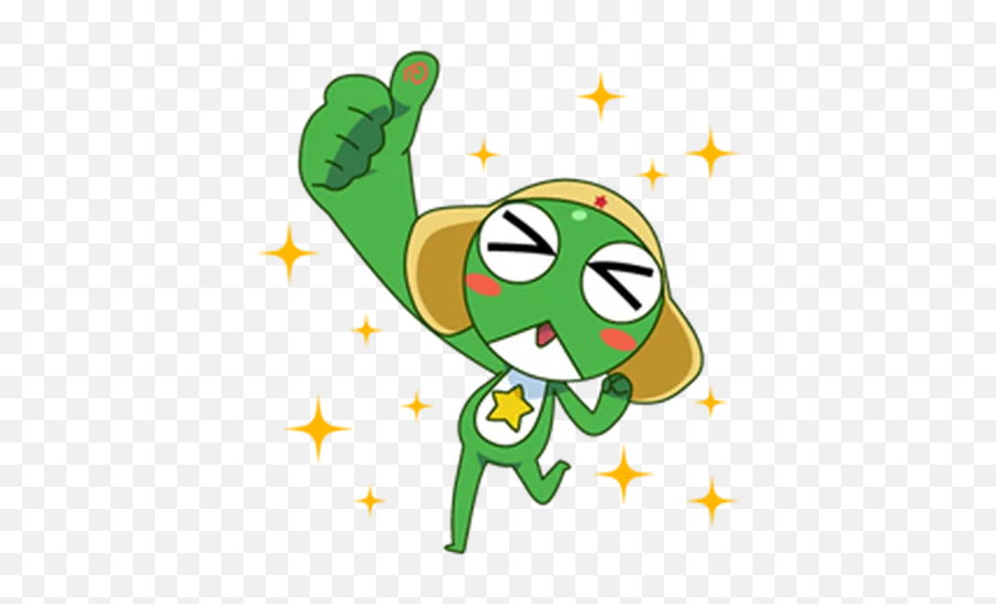 Keroro 01 Sticker Pack - Keroro Line Sticker Emoji,Keroro Gunso Emoticons