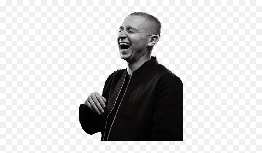 Telegram Sticker From Oxxxymiron Pack Emoji,Slack Emoji Man Laughing