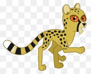 Footprint Clipart Cheetah Footprint - My Little Pony Cheetah Pony Emoji,Cheetah Tiger Alligator Emoji