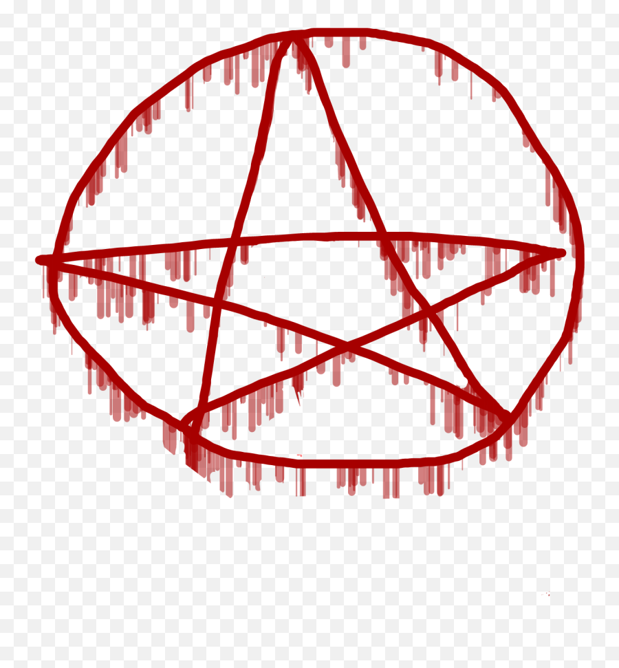 Pentagram Satan Satanic Sticker - Dot Emoji,Pentagram Emoji