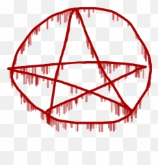 Pentagram Satan Satanic Sticker - Dot Emoji,Pentagram Emoji