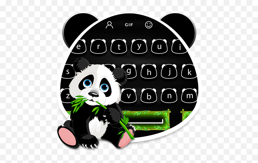 Cute Panda - Keyboard Theme Apps En Google Play Giant Panda Emoji,Gtalk Emoticon