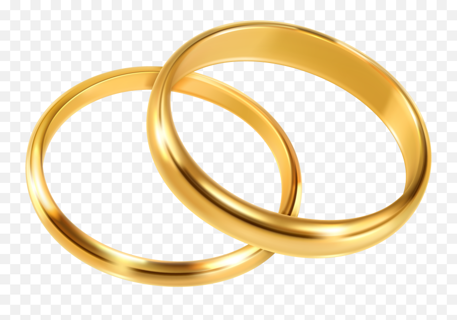 Engagement Clipart Two Ring Engagement Two Ring Transparent - Wedding Rings Clipart Png Emoji,Wedding Ring Emoji