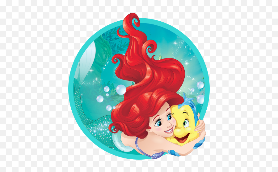 Temáticas Marymar - Little Mermaid Png Circle Emoji,Fiesta Tematica Emoji