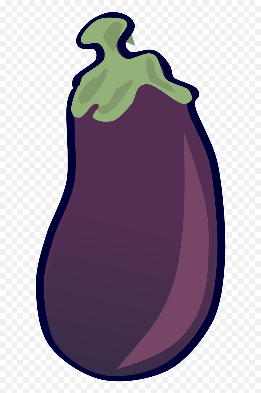 Eggplant Clip Art - Clip Art Library Gambar Kartun Sayur Terong Emoji,Eggplant Emoticon