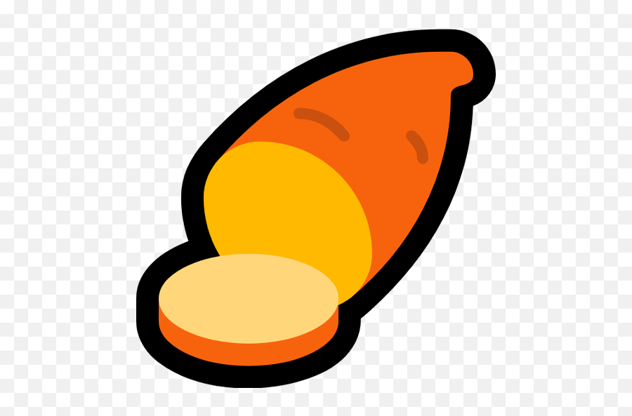 Windows Roasted Sweet Potato - Food Emoji,Potato Emoji