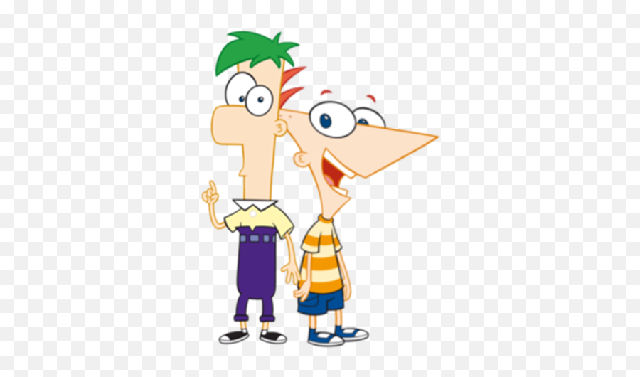 Main Characters - Phineas And Ferb Characters Emoji,Phineas And Ferb Jeremy Character Emotions