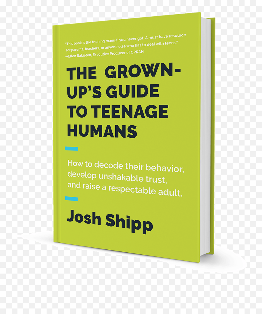 The Grown - Josh Shipp Book Emoji,Teenage Emotions Twitter