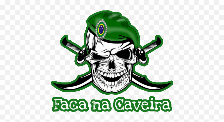 Militares - Danger Emoji,Caveira Emoji