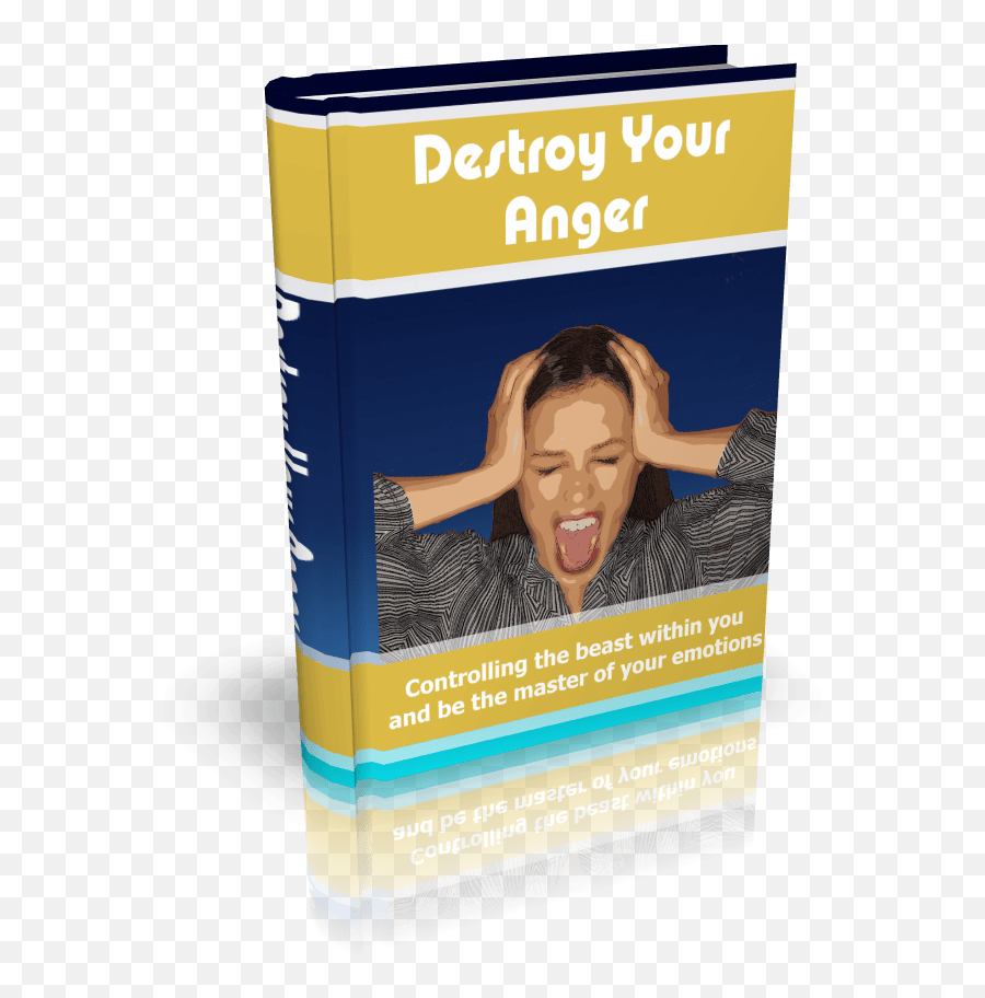 Destroy Your Anger Ebook - Book Cover Emoji,Emotions Behind Anger