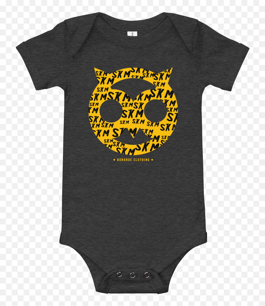 Bonarue Owl Baby Onesie - Blue Sox Emoji,Emoji Onezi