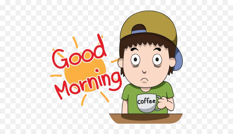 Telegram Sticker - Coffee Good Morning Stickers Emoji,Telegram Sticker Emotions