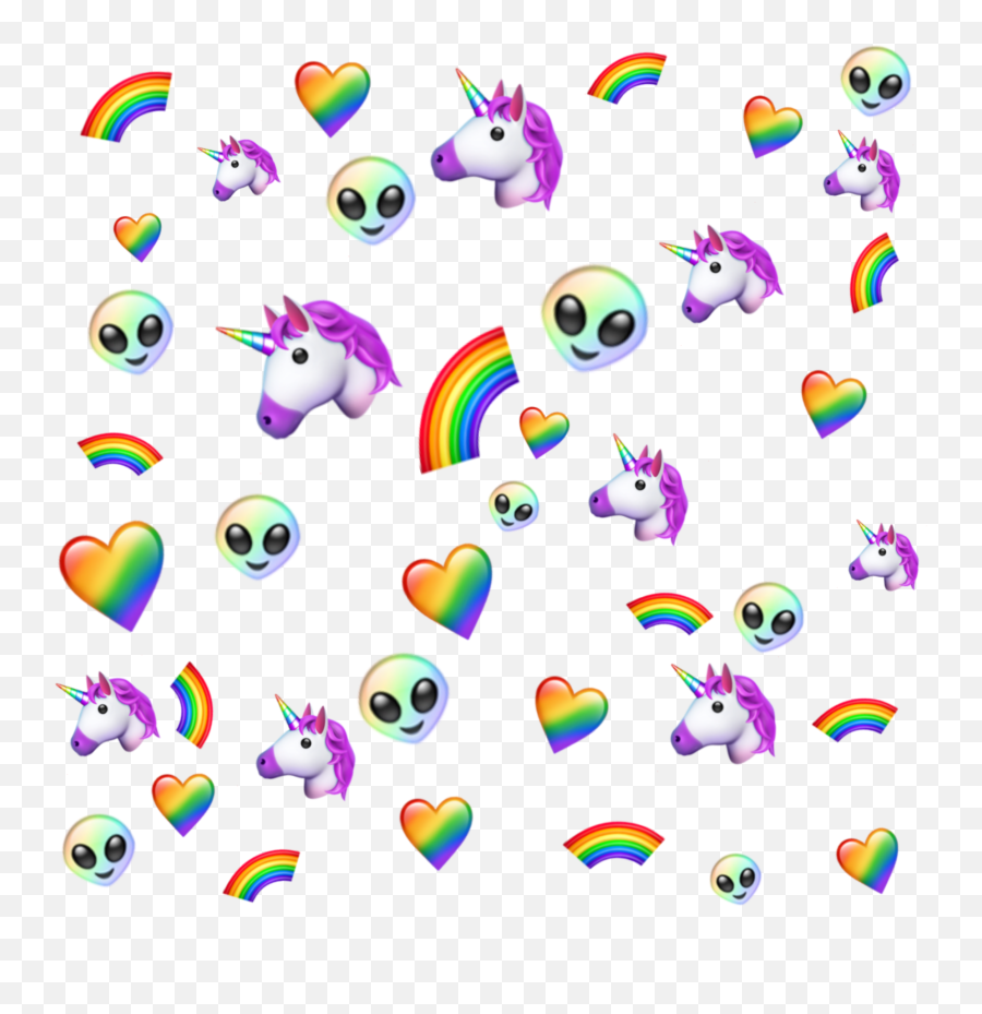 Rainbow Emoji Background Sticker By - Rainbow Emoji Background Png,Rainbow Emoji