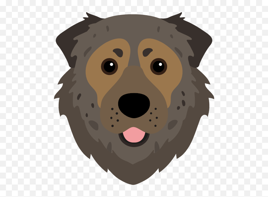 Personalised Caucasian Shepherd Dog - Dog Emoji,Caucasian Mountain Shepherd Puppy Emoticon