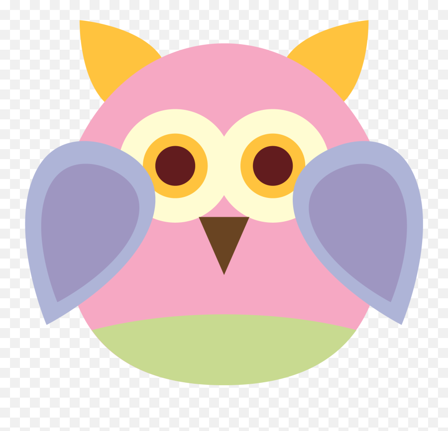 Owl Clipart Cute - Clipartsco Free Cute Clipart Emoji,Pink Owl Emoticon