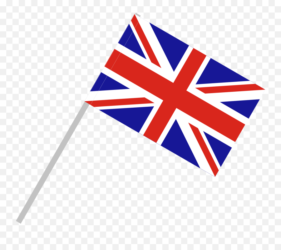 British Flag With Pole Transparent Png - British Flag On Pole Transparent Emoji,Facebook Emojis Canadian Flag