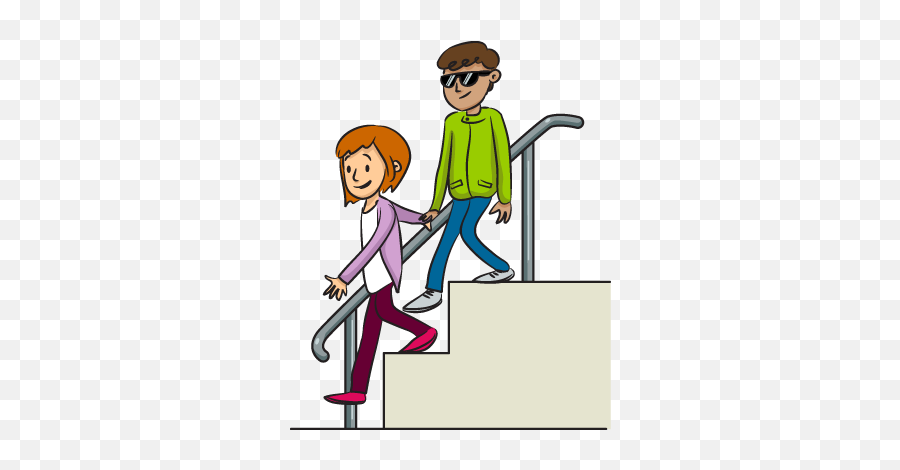 Multiple Sclerosis Fact 2 - Clip Art Library Walking Down Stairs Clipart Emoji,Falling Down Stairs Emoticon