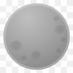 New Moon Emoji - Emoji,New Android Emoji