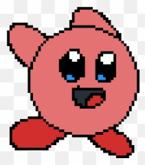 Pixilart - Cute Slime Pixel Art Emoji,Smiling Kirby Emoticon