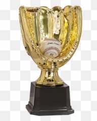 Trophy Award - Golden Glove Baseball Clip Art Emoji,Medal Ribbon Emoji