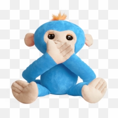 Advanced Interactive Plush Baby Monkey - Fingerlings Hugs Monkey Emoji,Funny Hugs & Kisses Emojis