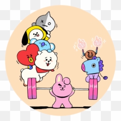 Bts Tata Cookie Cookie - Shop Bts Tata Cookie Cookie With Emoji,Emoticons For Vapp