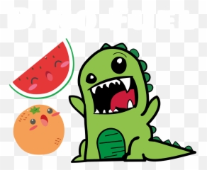 Dino Fuel Logo - Cute Dinosaur Roaring Cartoon Emoji,Rawr Emoji