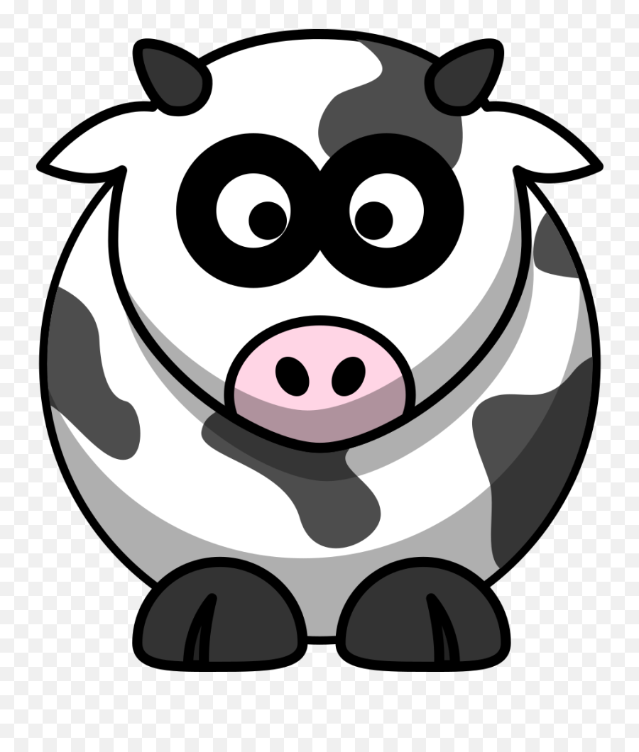 Stodgy Cow Png Svg Clip Art For Web - Download Clip Art Emoji,Cute Emoji Cow