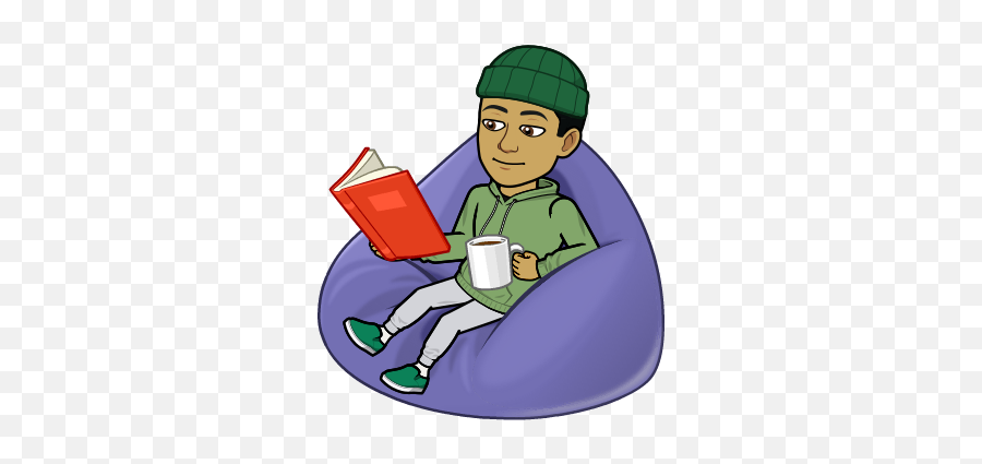 Briggs Emoji - The Community Library Bitmoji Sitting Transparent Background,Reading Emoji