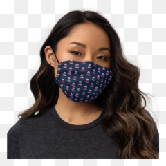 Mt Fuji Premium Face Mask Emoji,Face With Mask Emoji