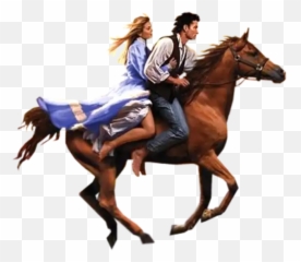 Ftestickers People Dear Double Horse Sticker By Aras - Couple À Cheval Emoji,Horse Emoji App