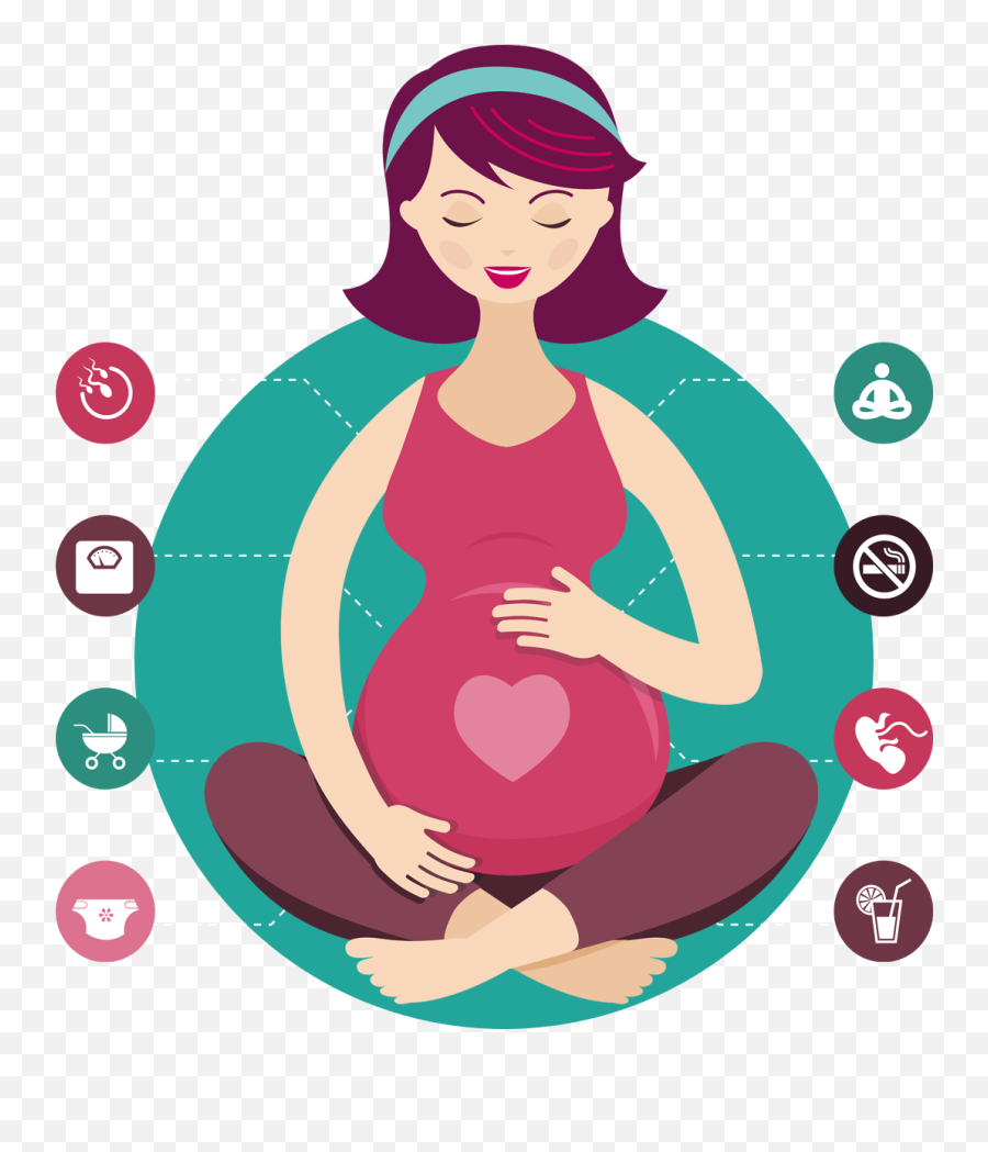 Sleeping Clipart Bedrest - Infographic Pregnancy And Oral Emoji,Dot Dot Dot Pregnant Emoji