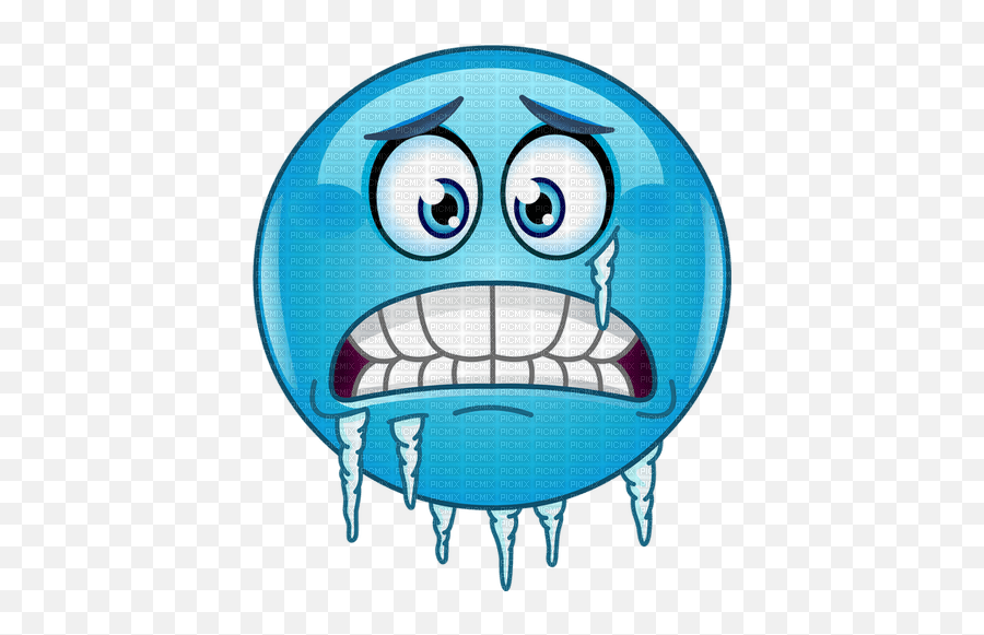 Element Emoticon Freezing Cold Emoji Cartoon,Codl Emoji