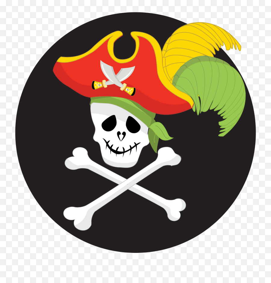 Yohoho Pirate Skull Freebie Ambillustrationscom - Fictional Character Emoji,Skull Emoticon Facebook